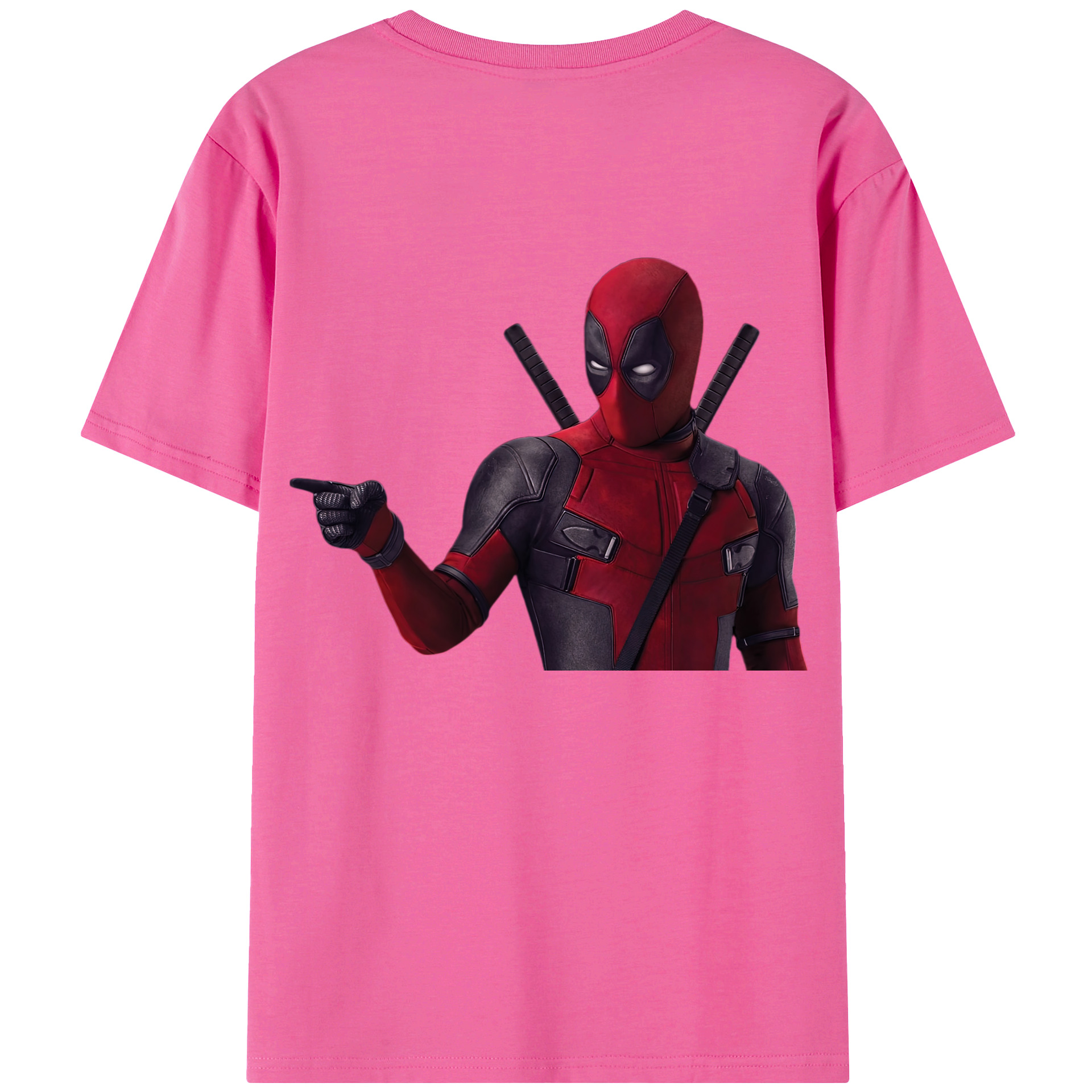 （画像用） Deadpool デッドプール レディース半袖Tシャツ(バックプリント)